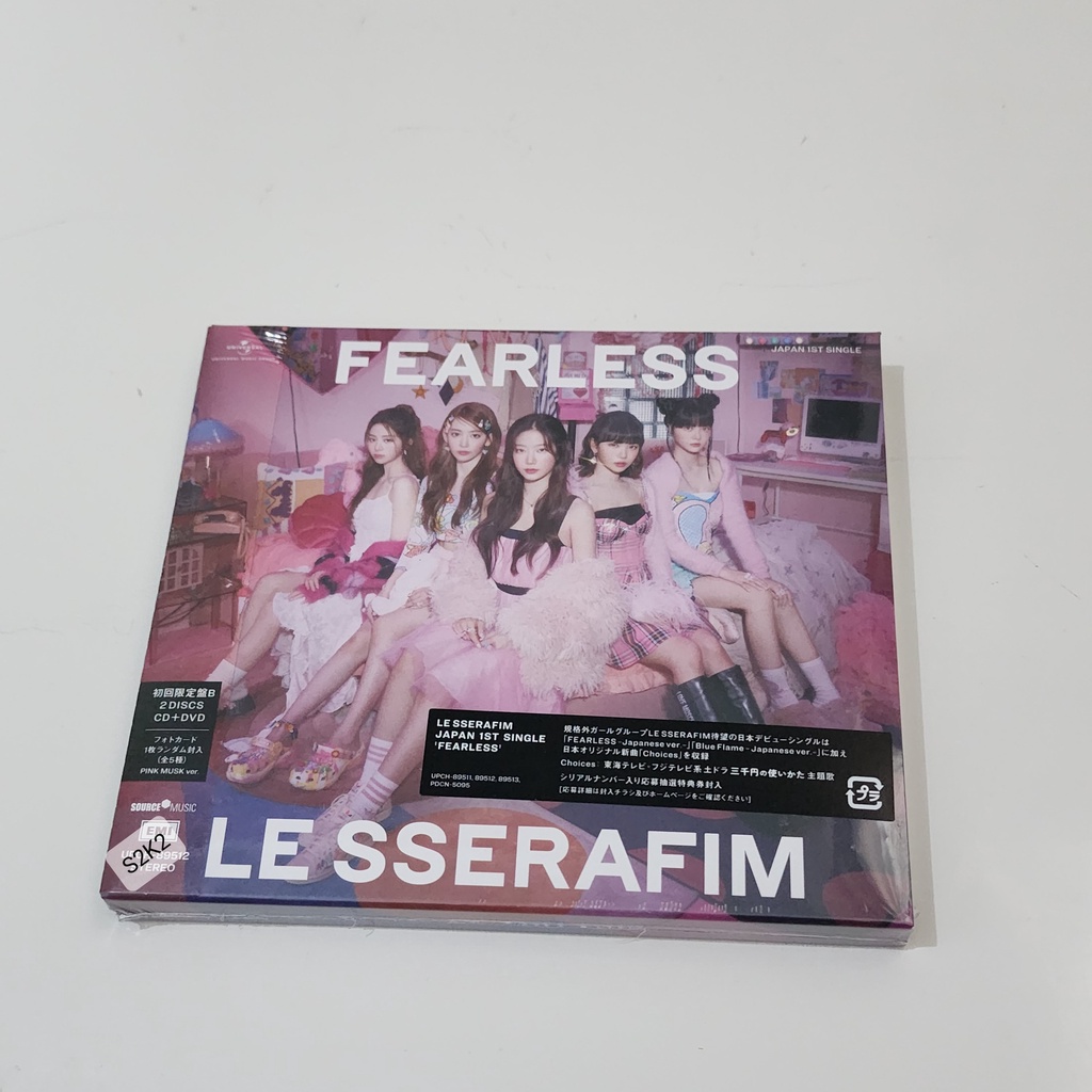 Jual ALBUM LE SSERAFIM FEARLESS JAPAN EDITION (READY STOCK WITH