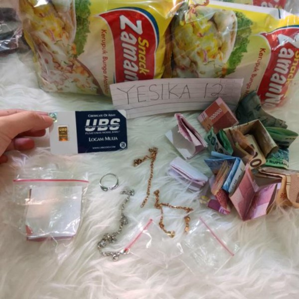 Jual 1 DUS Snack viral zaman now berhadiah uang dan emas viral ciki