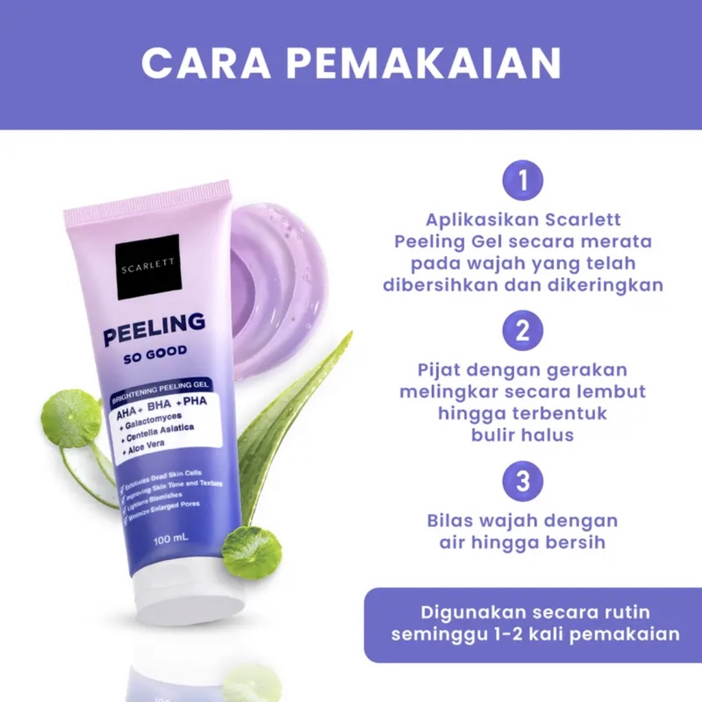 Jual Scarlett Whitening Peeling So Good Indonesia Brightening Peeling