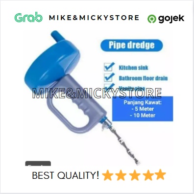 Jual Spiral Drain Opener Spring Wire Rod Auger Snake Pipe ORIGINAL ...
