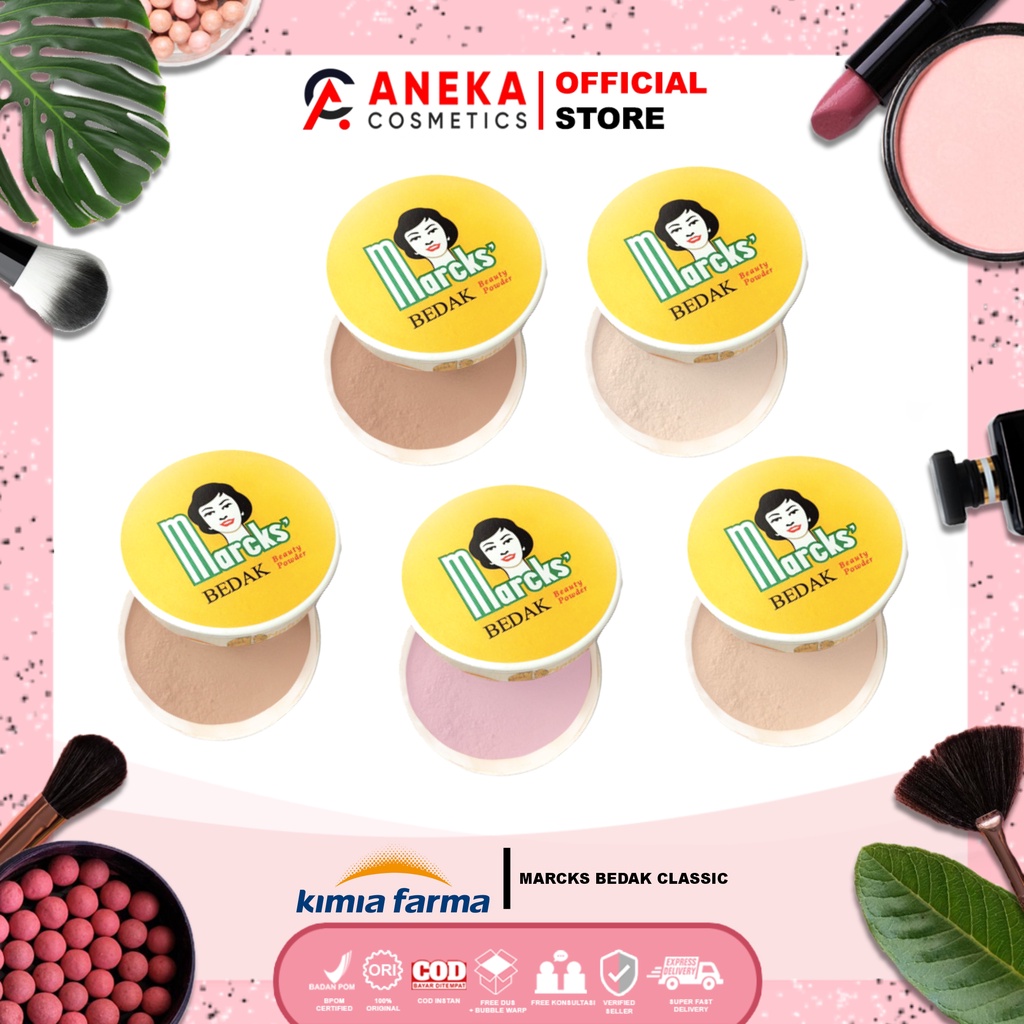 Jual Marcks Bedak Classic Bedak Tabur Cocok Untuk Semu Jenis Kulit Umur Kulit Sensitif