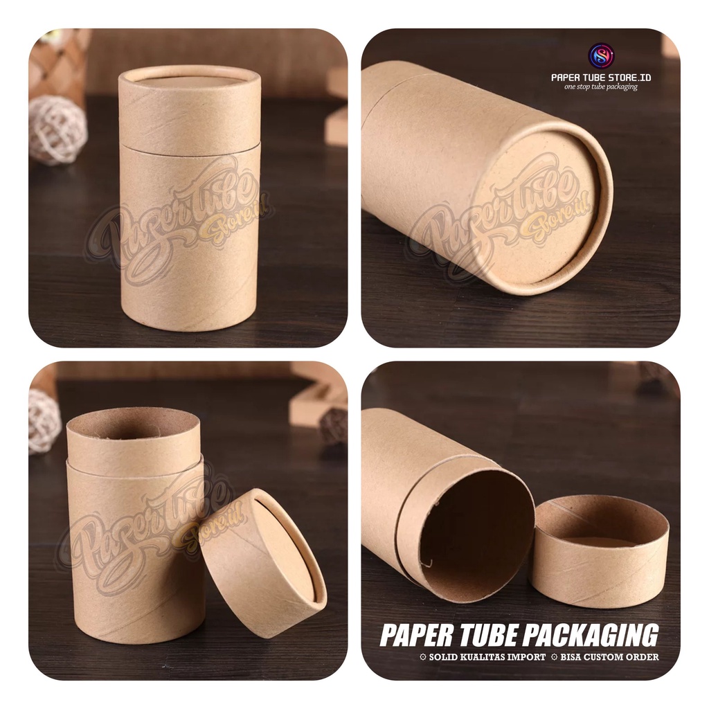 Jual paper tube packaging custum lengkung Shopee Indonesia