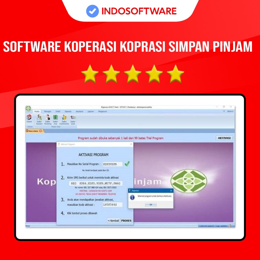 Jual Software Koperasi Koprasi Simpan Pinjam 4 V4 Unlimited Full Version Lifetime Premium Plus 1839