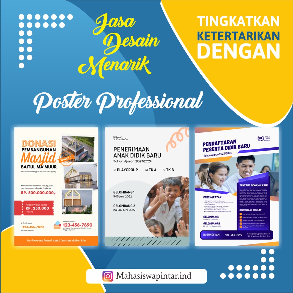Jual Jasa Desain Poster Apapun, Pengerjaan Cepat | Shopee Indonesia