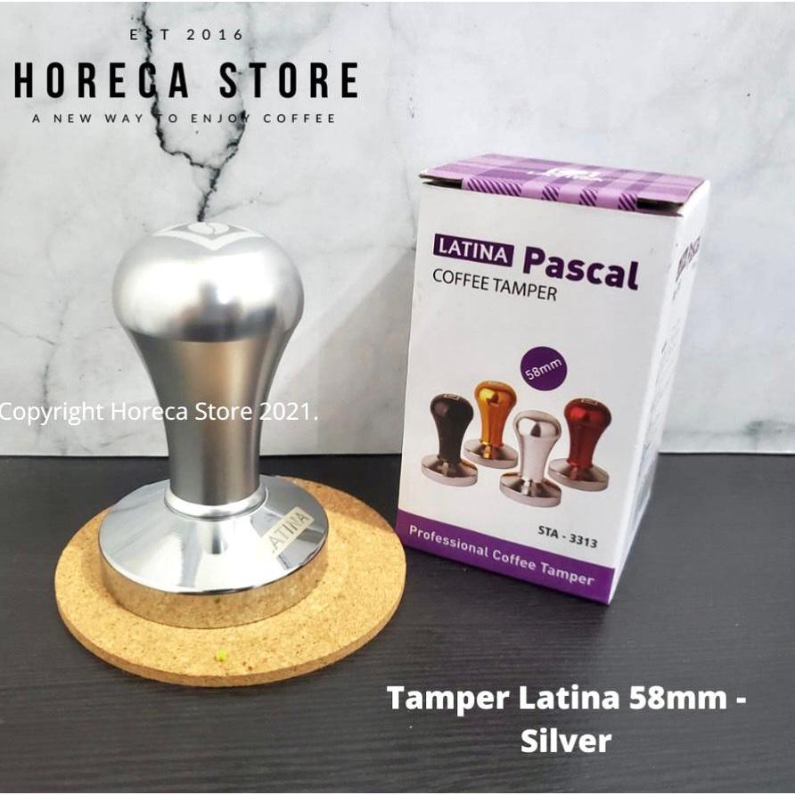 Jual Tamper Latina 58mm Stainless Steel / Tamper Kopi Espresso Barista