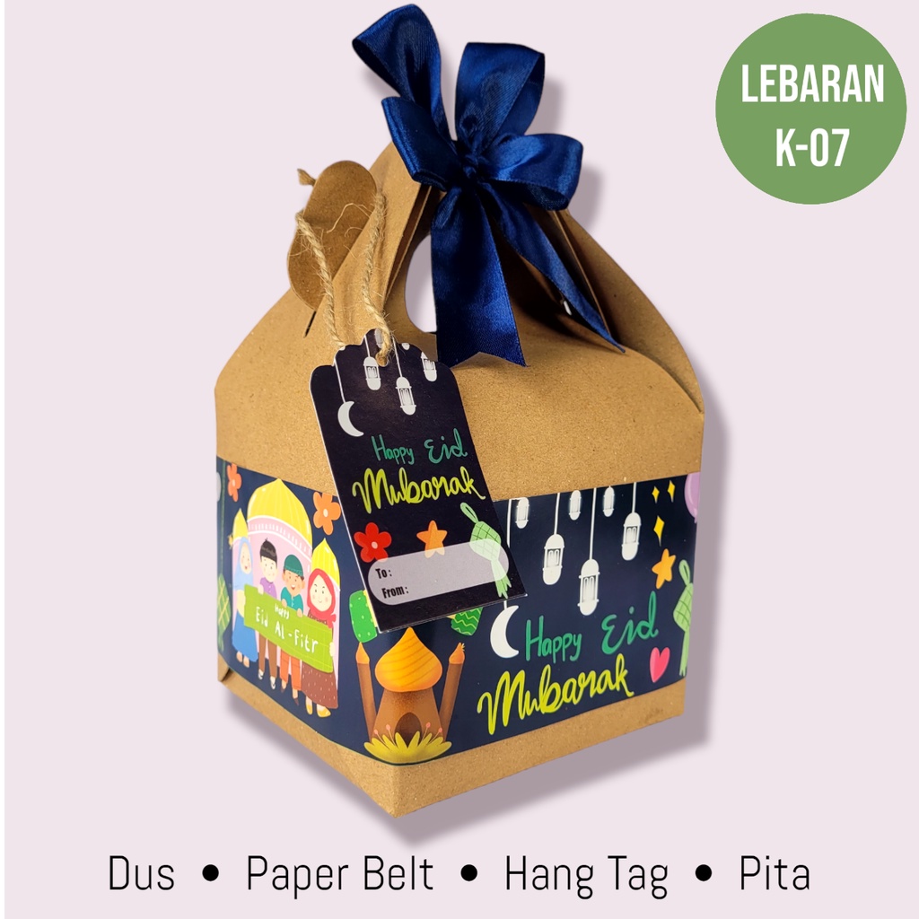 Jual (Edisi Lebaran) Dus Tenteng Kue Kering Lebaran Idul Fitri Gable ...