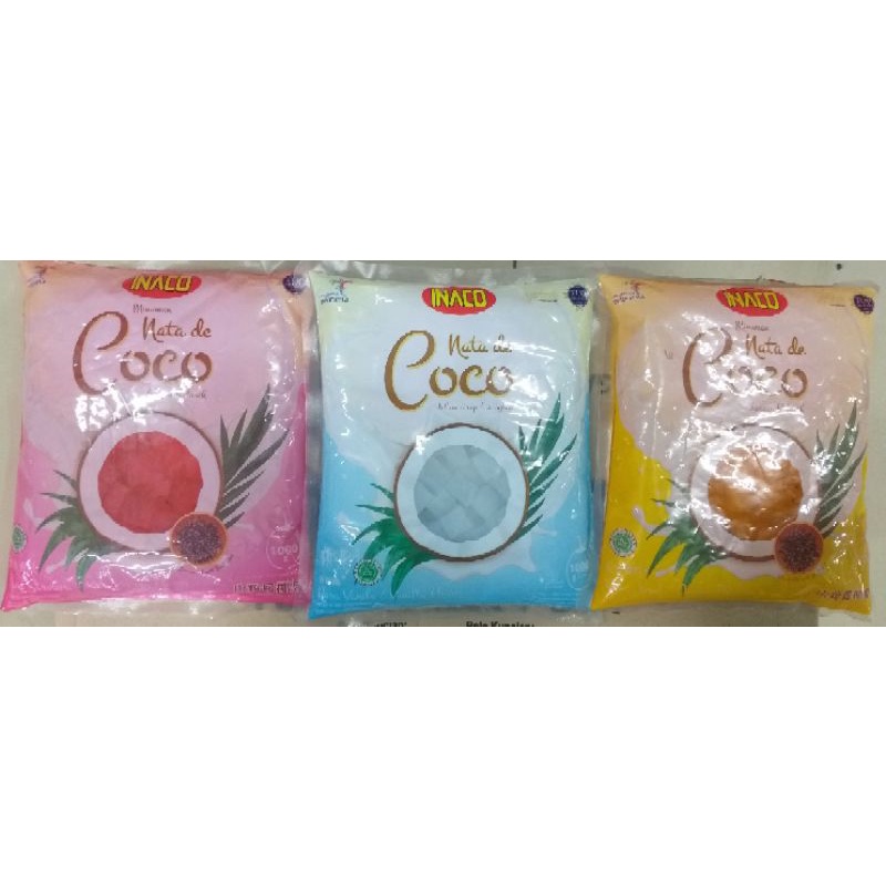 Jual KZ - inaco nata de coco 1kg vanila, strawberry,jeruk | Shopee ...