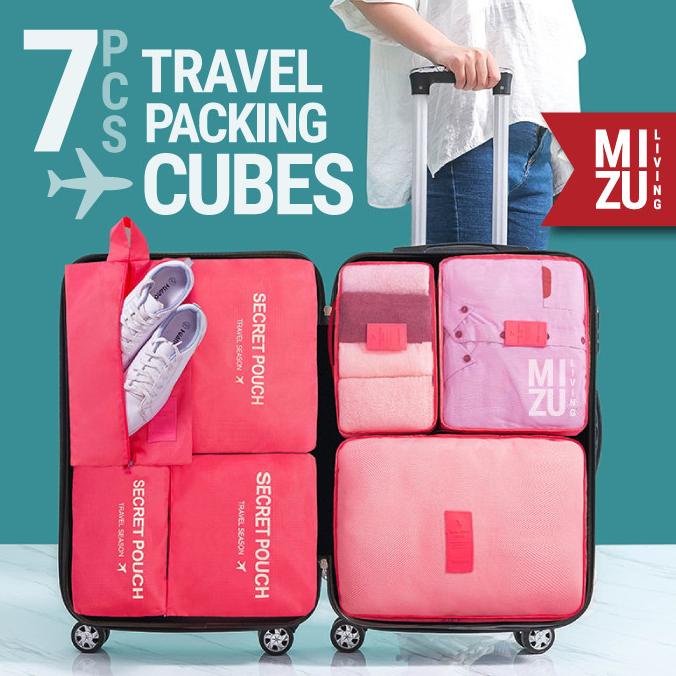 Jual Secret Pouch Travel Packing Cubes 7In1 Bag Organizer Tas Koper ...