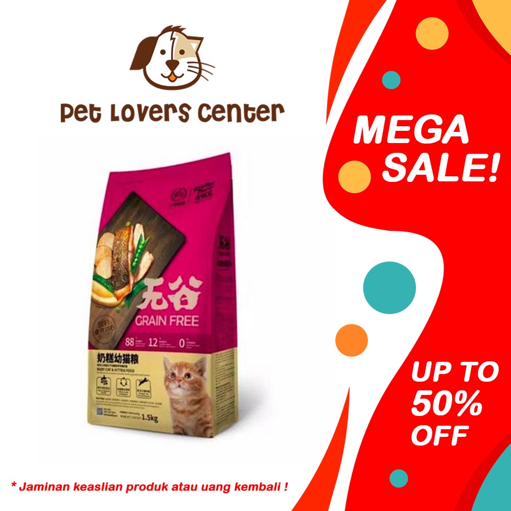 Makanan kucing grain free hotsell