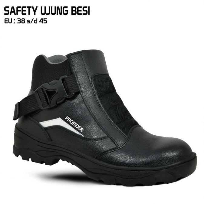 Jual A1 SEPATU MOTOR TOURING / SEPATU SAFETY UJUNG BESI #MURAH | Shopee ...