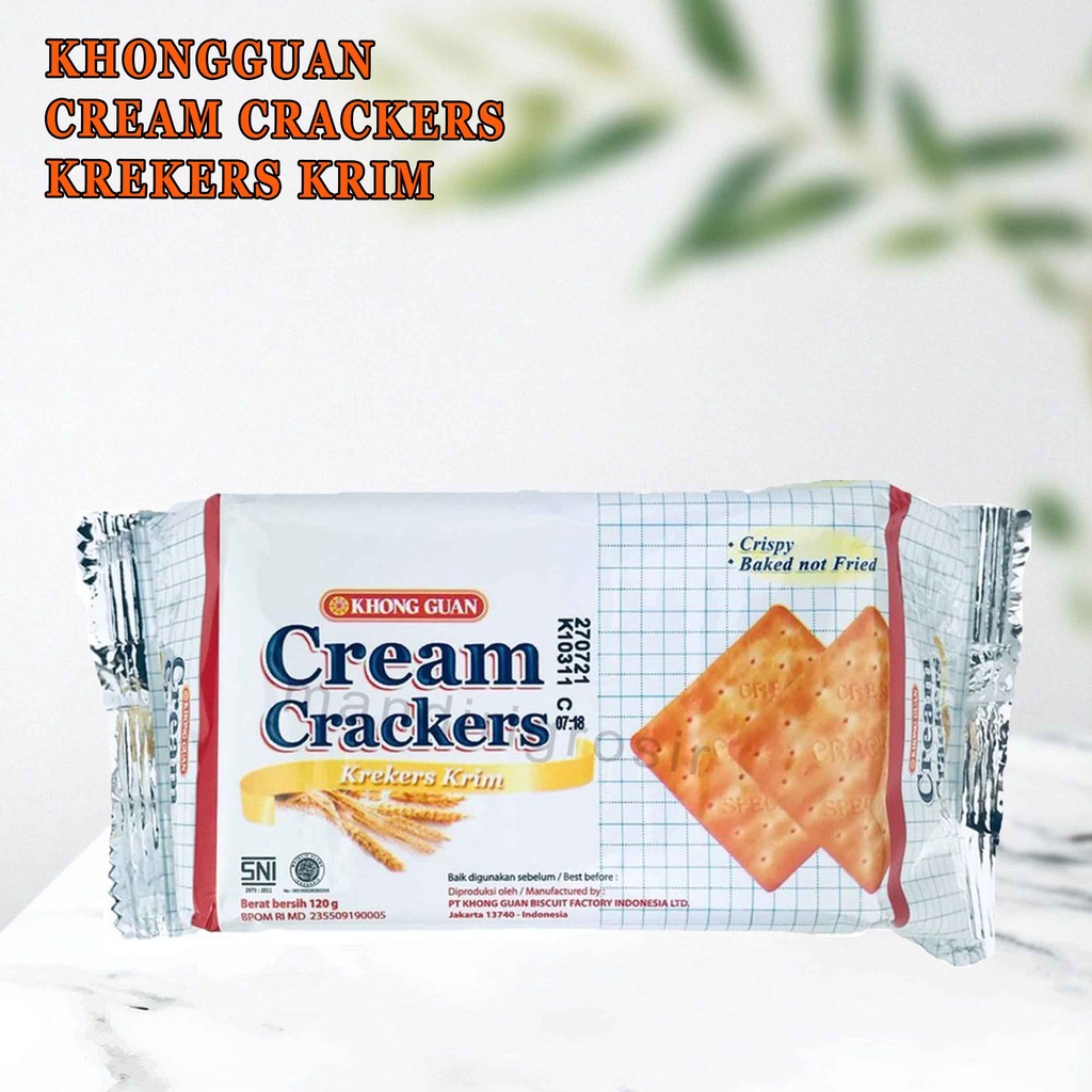 Jual Khong guan / Cream crackers / Biskuit 120g Shopee Indonesia