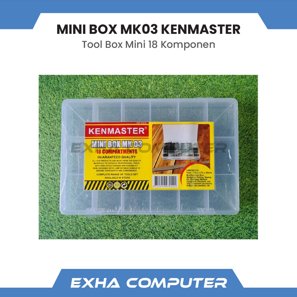 Jual MINI BOX MK03 KENMASTER | TOOLBOX MINI 18 KOMPONEN | Shopee Indonesia