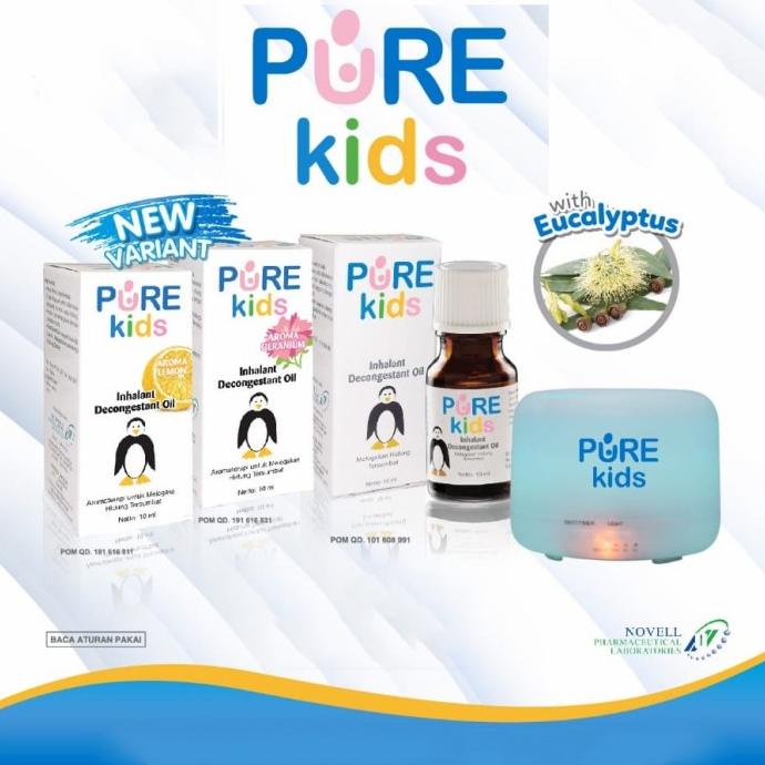 Jual Inhalant Decongestant Oil Diffuser Humidifier Aroma Terapi PURE