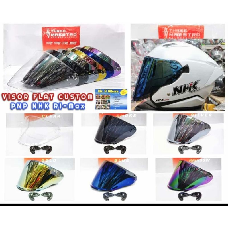 Jual Kaca Visor NHK R1 Flat Venom NHK R1 MAX | Shopee Indonesia