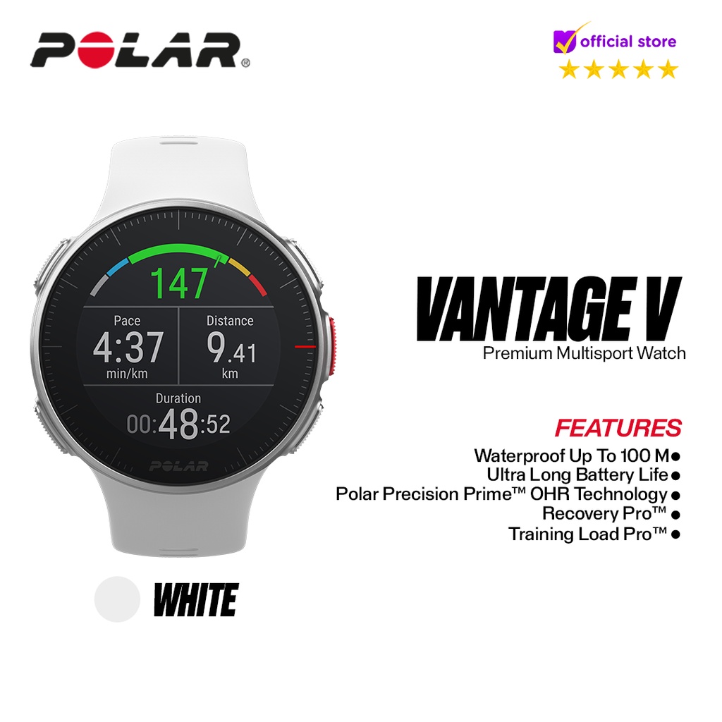 Polar Watches Polar H10 Vantage V Jual Polar Vantage V With H10