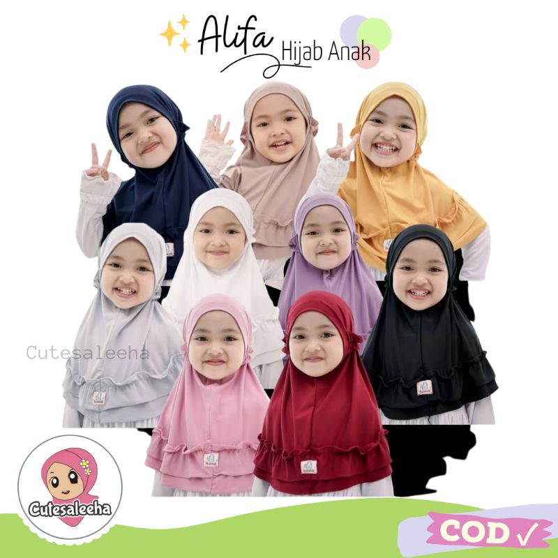 Jual Kerudung Anak Jilbab Hijab Anak Bayi Perempuan Jilbab Anak Premium ...