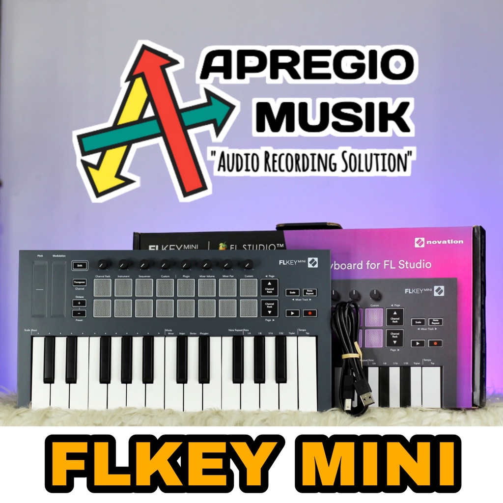 Jual Novation FLKEY FL KEY Mini USB MIDI Controller Apregio Musik ...