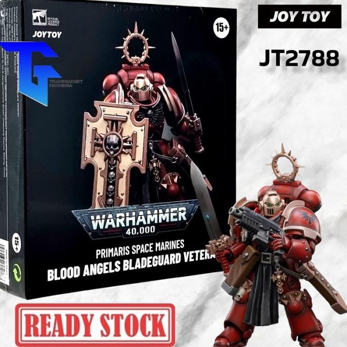 Jual JOYTOY Warhammer Primaris Space Marine Blood Angels Bladeguard Veteran READY Shopee