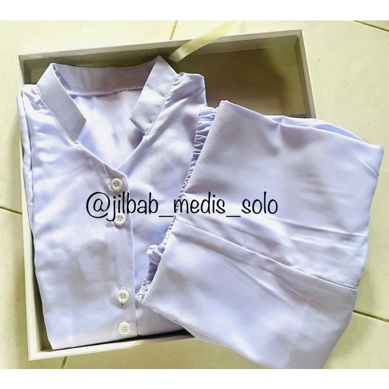 Jual Baju Perawat/baju Medis/seragam Dinas Setelan Bisa Request ...