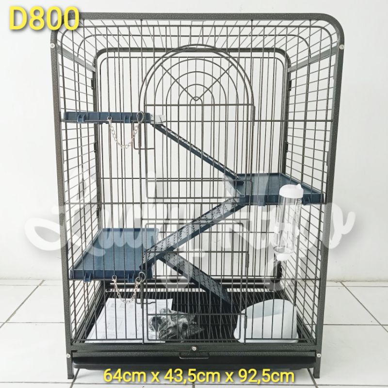 Jual D800 Dayang Cat Rabbit Cage Kandang Besi Tingkat Kucing Kelinci ...