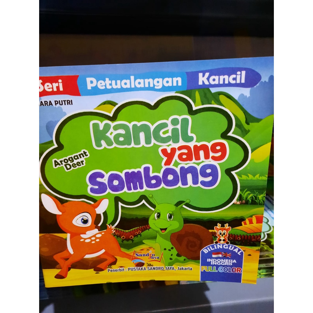 Jual Buku Cerita Anak Seri Petualangan Kancil Bilingual Full Colours ...