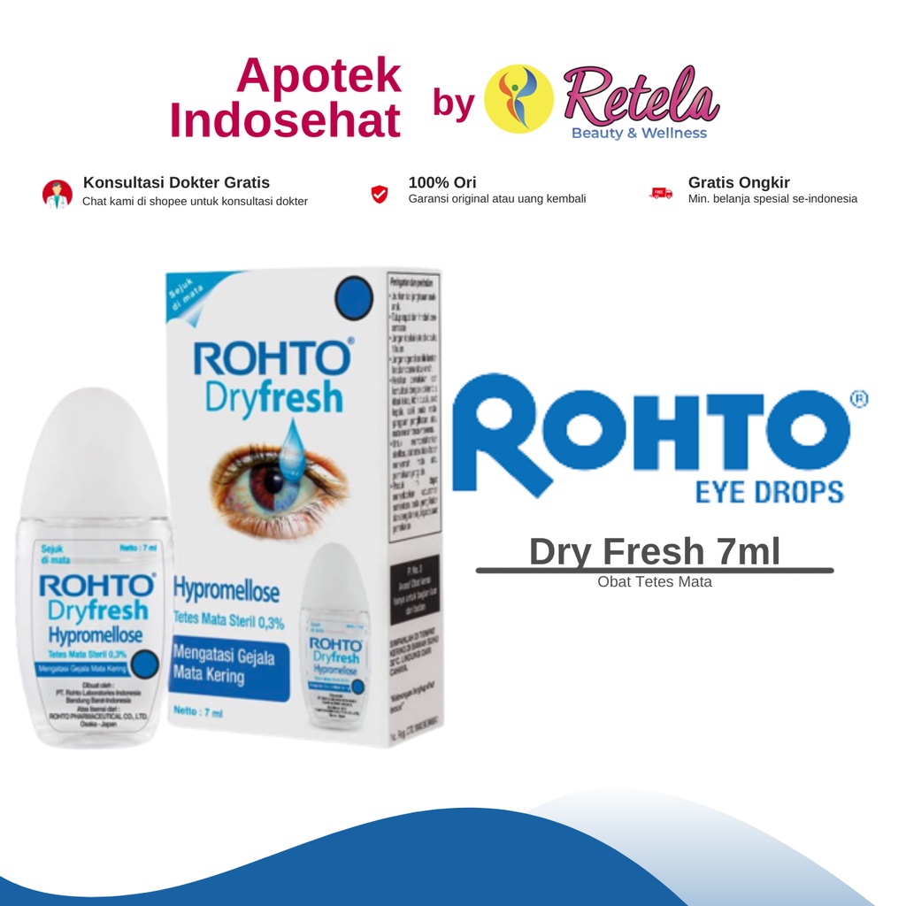 Jual ROHTO DRY FRESH 7ML | Shopee Indonesia