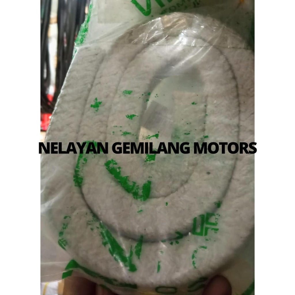 Jual Gland Packing Asbestos/Rames Packing Putih Inch 1 Meter Ukuran 1/4 ...