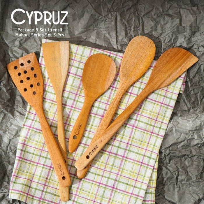 Jual Cypruz Utensil Spatula Mahoni : turner dan centong nasi | Shopee ...