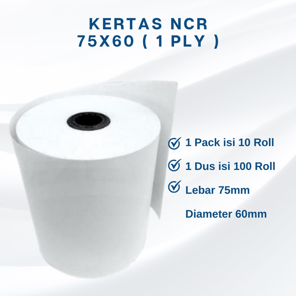 Jual Kertas Struk Kasir Ncr X Ply Shopee Indonesia