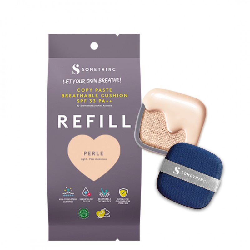 Jual SOMETHINC (REFILL) copy paste BREATHABLE MESH CUSHION SPF 33 PA++ ...