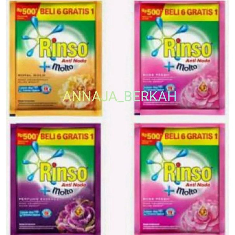 Jual Rinso Renceng Cair 18ml isi 42 pcs | Shopee Indonesia