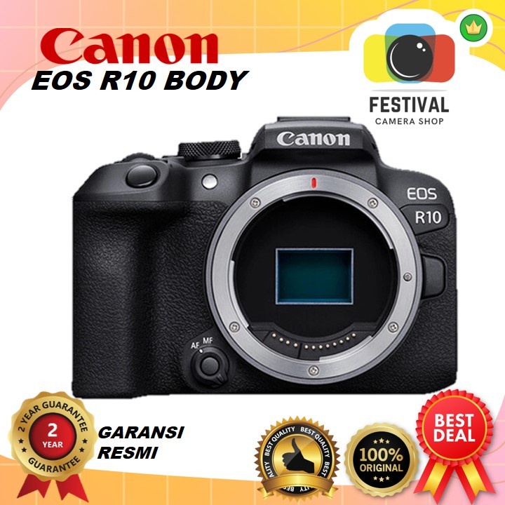 Jual Canon EOS R10 Body Only Mirrorless Camera EOS R 10 GARANSI RESMI ...