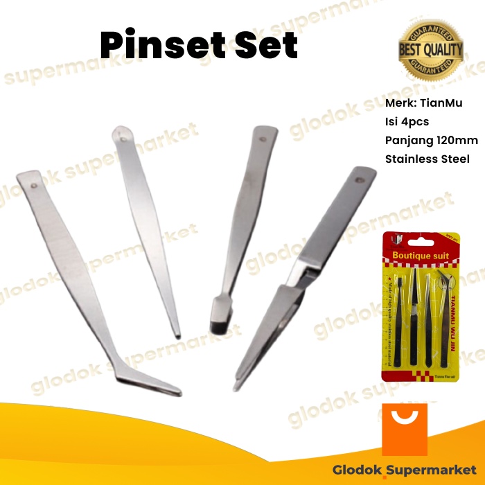 Jual Pinset Set In Pencapit Pcs Tweezer In Pingset Pcs Tianmu