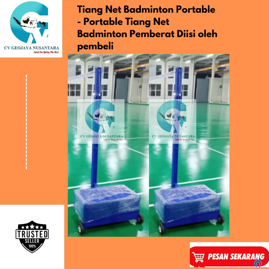 Jual Tiang Net Badminton Portable Portable Tiang Net Badminton