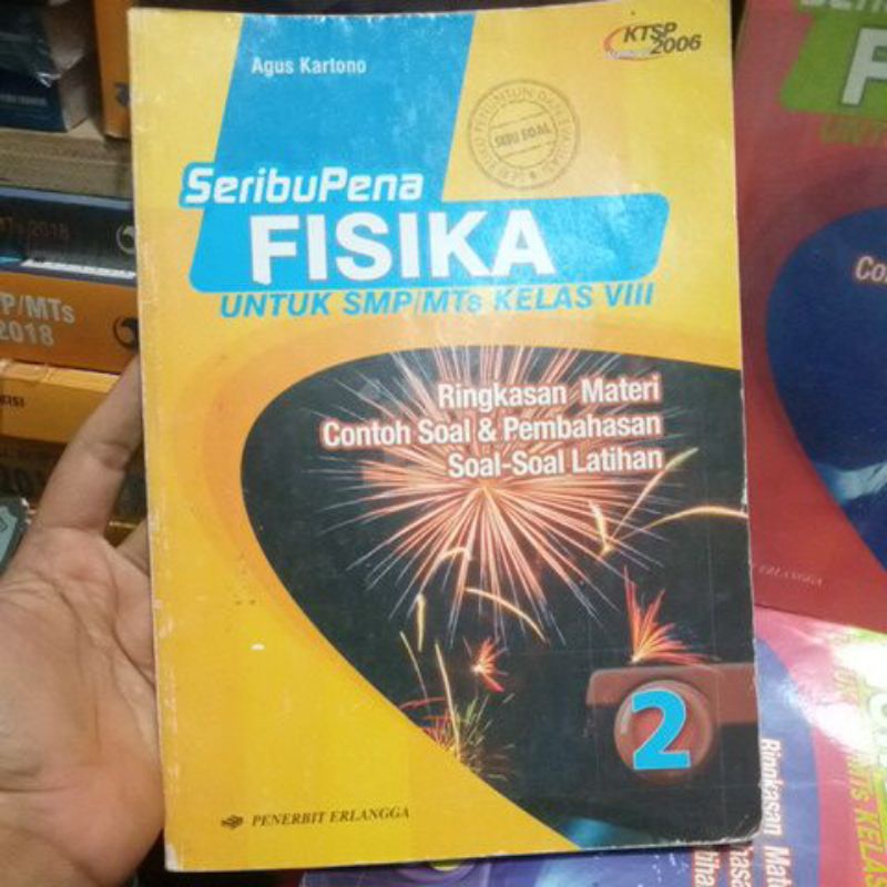 Jual BUKU SERIBU PENA FISIKA KELAS 2 DAN 3 SMP BUKU SOAL DAN JAWAB ...