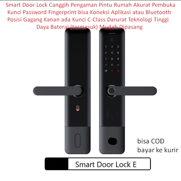 Jual Smart Door Lock Canggih Pengaman Pintu Rumah Akurat Pembuka Kunci ...