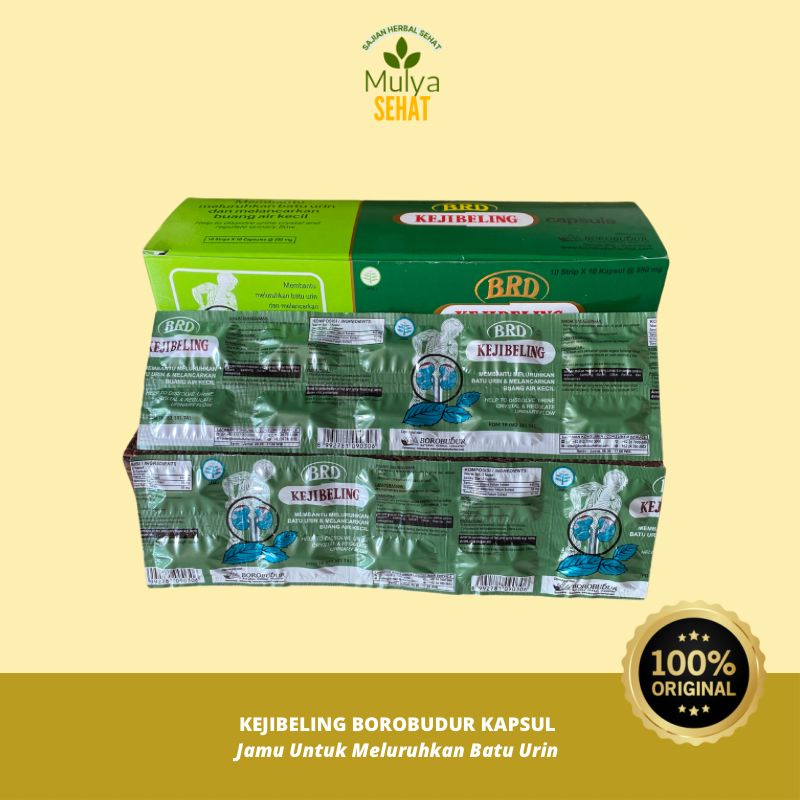 Jual KEJIBELING BOROBUDUR BOX ISI 100 KAPSUL - JAMU MELURUHKAN BATU ...