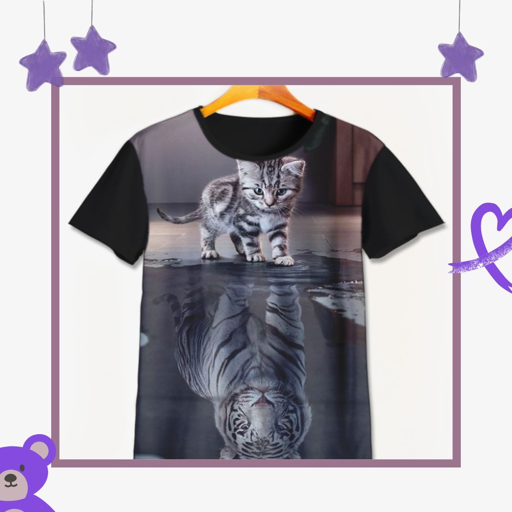 Jual Kaos 3D Anak | Baju Printing | Kaos 3D - Baju Gambar Binatang ...