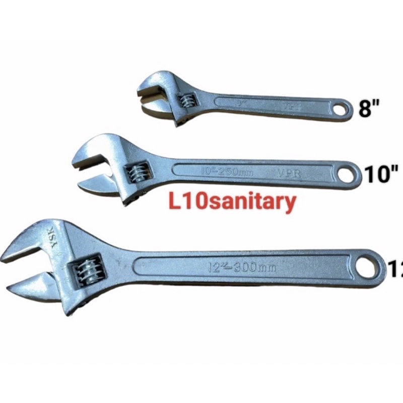 Jual Kunci Inggris Murah / Adjustable Wrench / Kunci Inggris 8” 10” 12