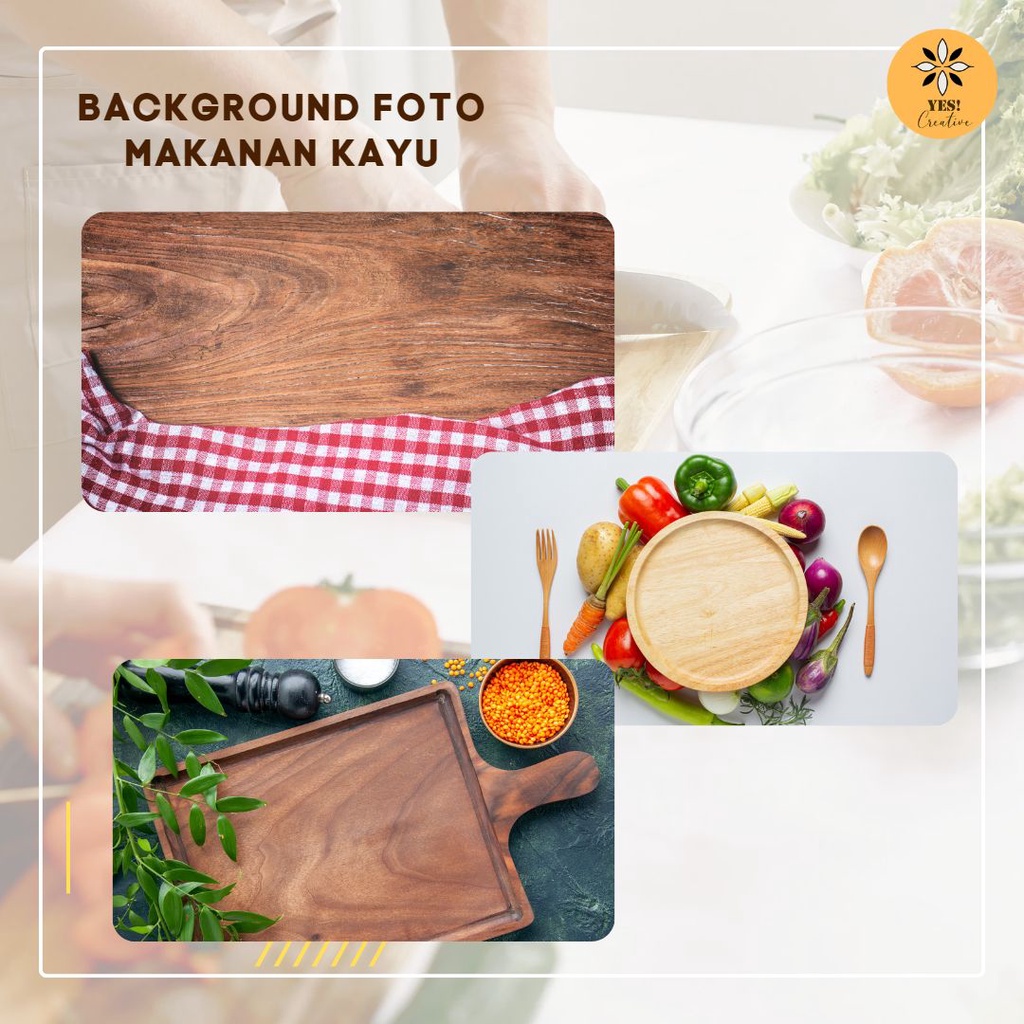 Jual Cetak Background Foto Makanan (TEMA KAYU) Shopee Indonesia