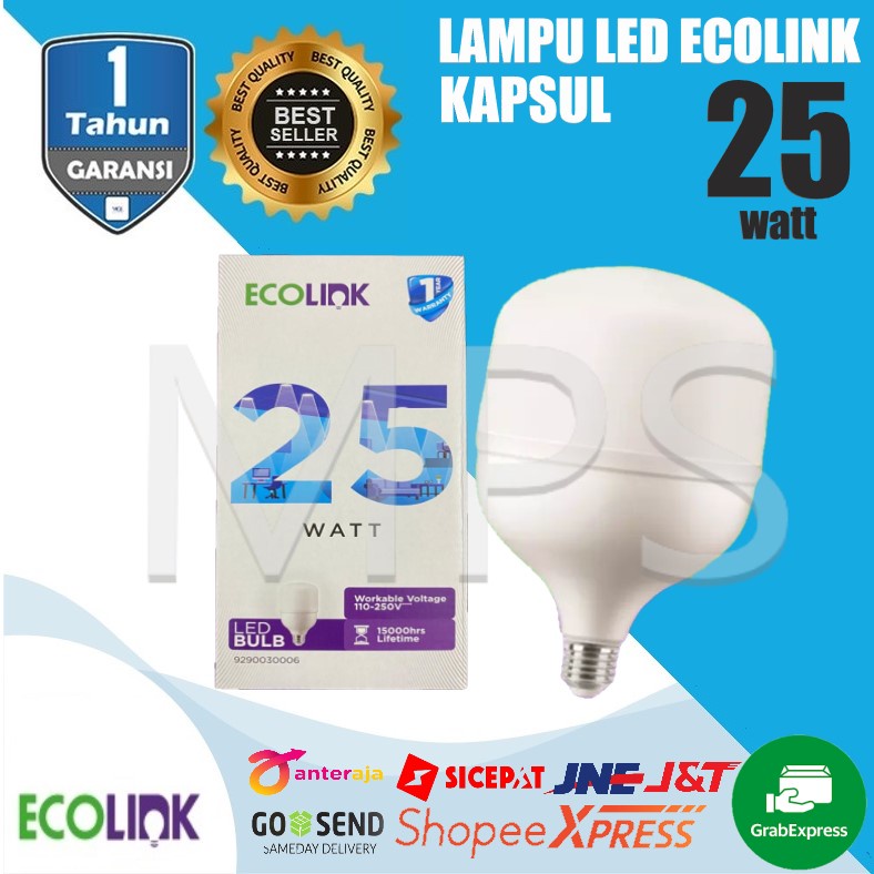 Jual Lampu Led Ecolink Bohlam Bulb Capsule Watt Tahan Lama Super