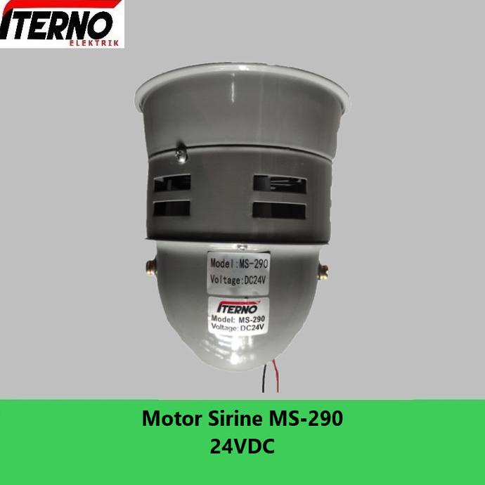 Jual Motor Sirine Sirene MS-290 MS290 220VAC 12VDC 24VDC Iterno ...
