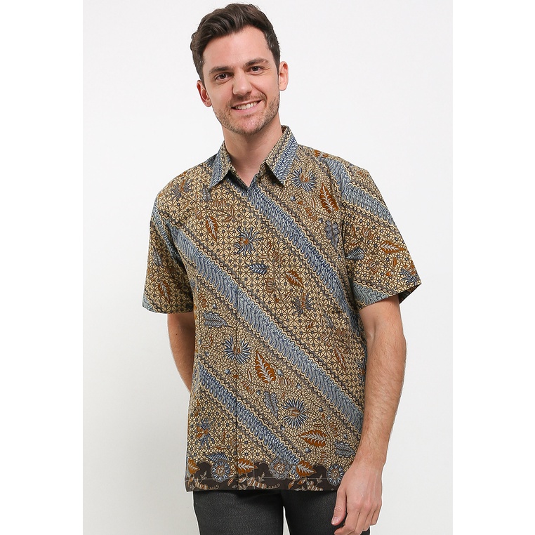 Jual Baju Batik Danar Hadi Original Kemeja Pendek Katun Pesona Tiga ...