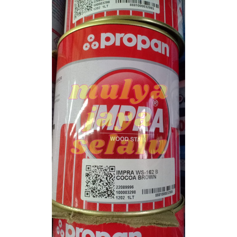 Jual IMPRA PROPAN WOOD STAIN WS 162 B COCOA BROWN (1Ltr) Shopee