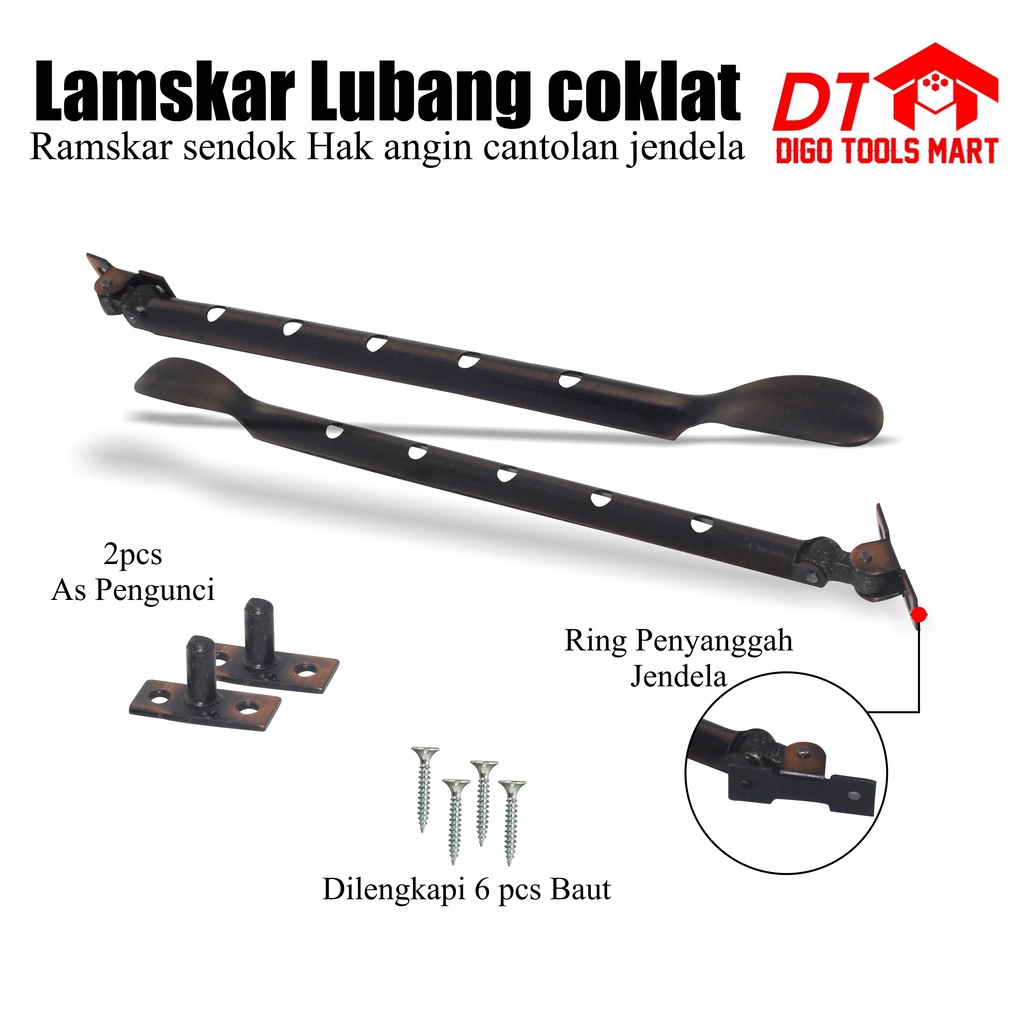 Jual Lamskar Lubang coklat Ramskar sendok Hak angin cantolan jendela ...