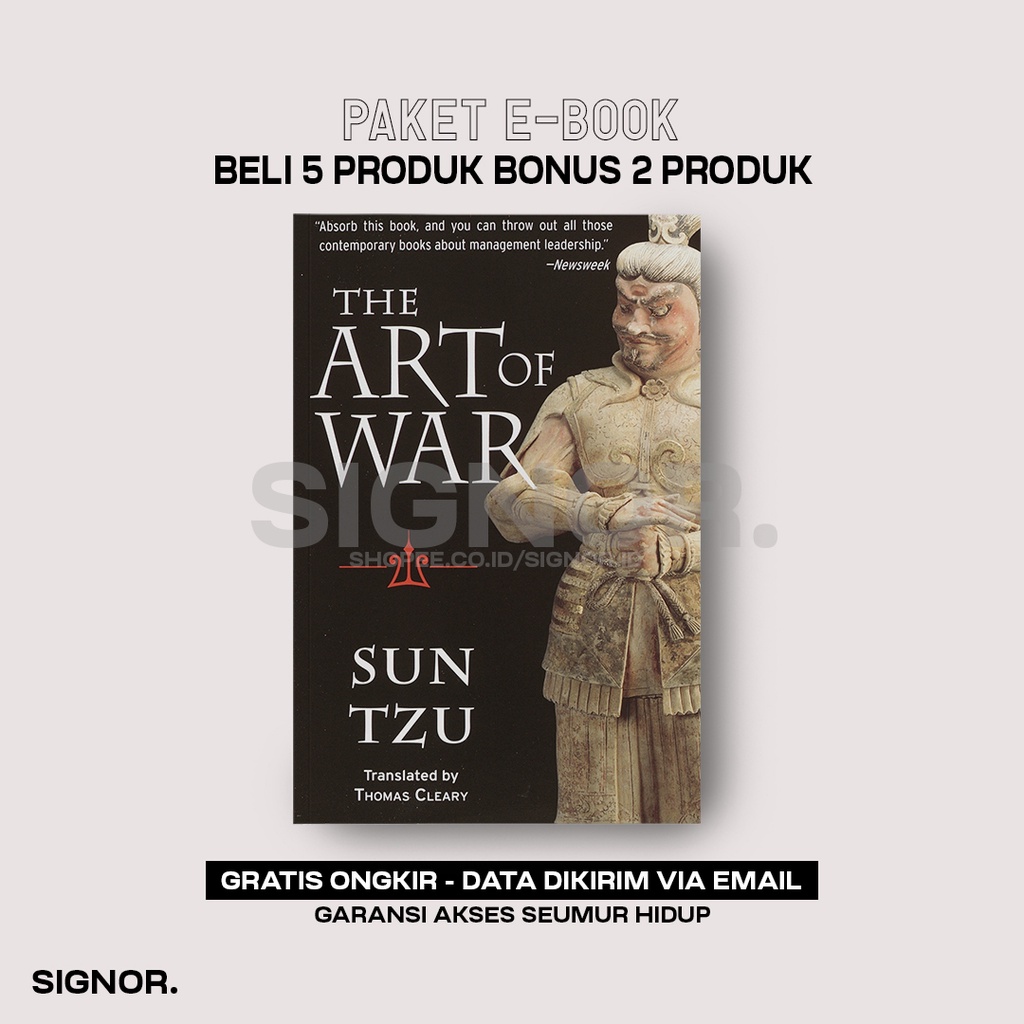 Jual E Book The Art Of War Sun Tzu Seni Perang Sun Tzu And 36