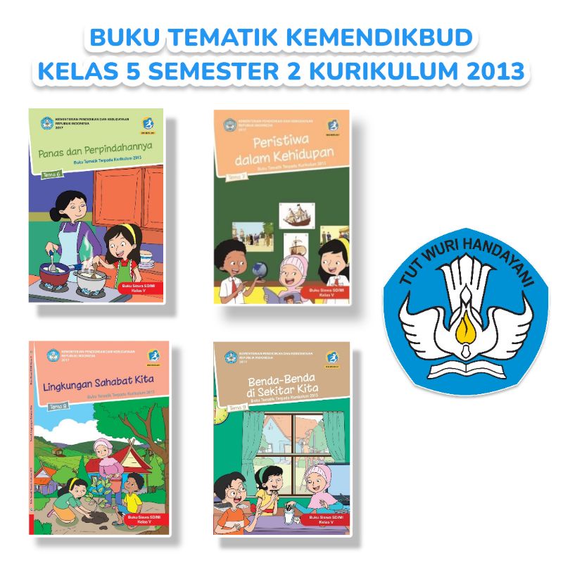 Jual Buku Tematik Kemendikbud Kelas 5 Semester 2 Kurikulum Merdeka ...