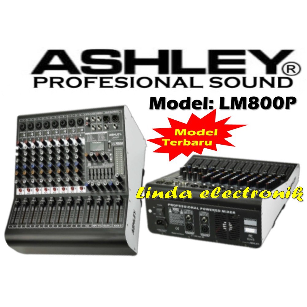 Jual power mixer ashley lm800p ashley lm 800p ashley lm800 p garansi