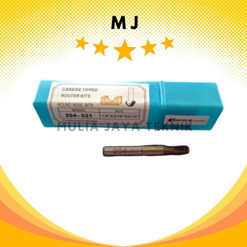 Jual Router Round Nose Bit / Mata Profil 4,8mm x 1/4