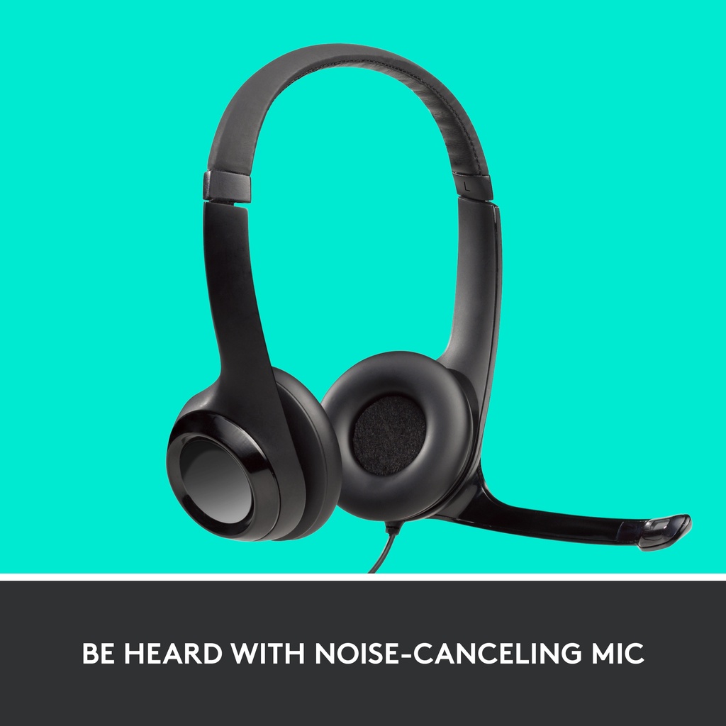 [BUNDLING] Logitech C270 Webcam HD 720p & H390 Headset Stereo USB dengan Mikrofon Noise-Cancelling (5)